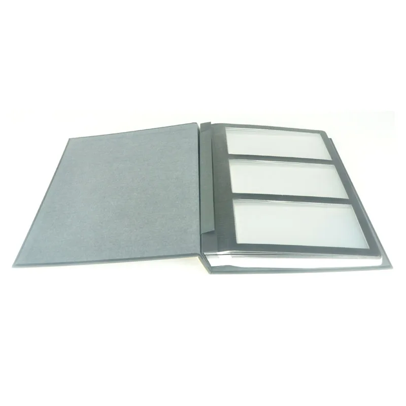 Custom Money Currency Notes Coin Storage Collecting Paper Board Album With Clear PVC