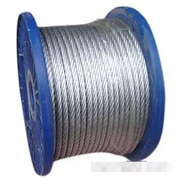 
galvanised steel wire rope 6mm 6x19+fc 