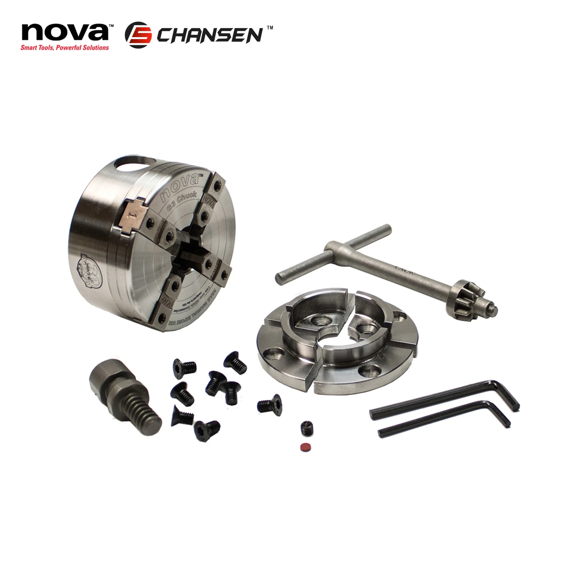 NOVA G3 WOOD LATHE TURNING CHUCK 1INCH x 8TPI REVERSIBLE (SKU 48232 )