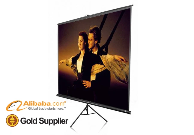 Telon завод 4:3 4 К домашний кинотеатр экран на треноге проекция