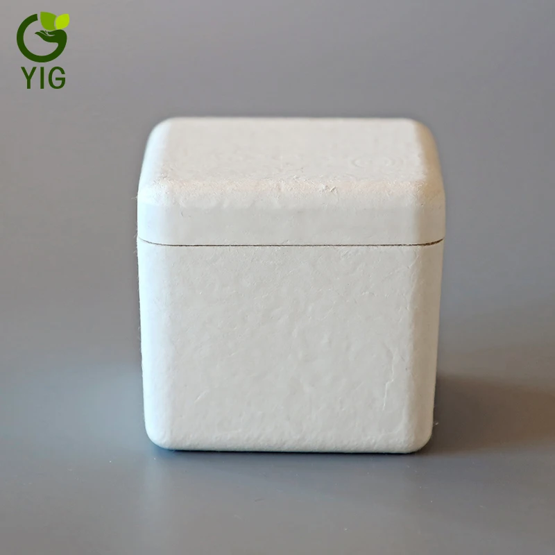 
Wet Press High end Disposable Sugarcane Ice Cream Paper Pulp Pot 