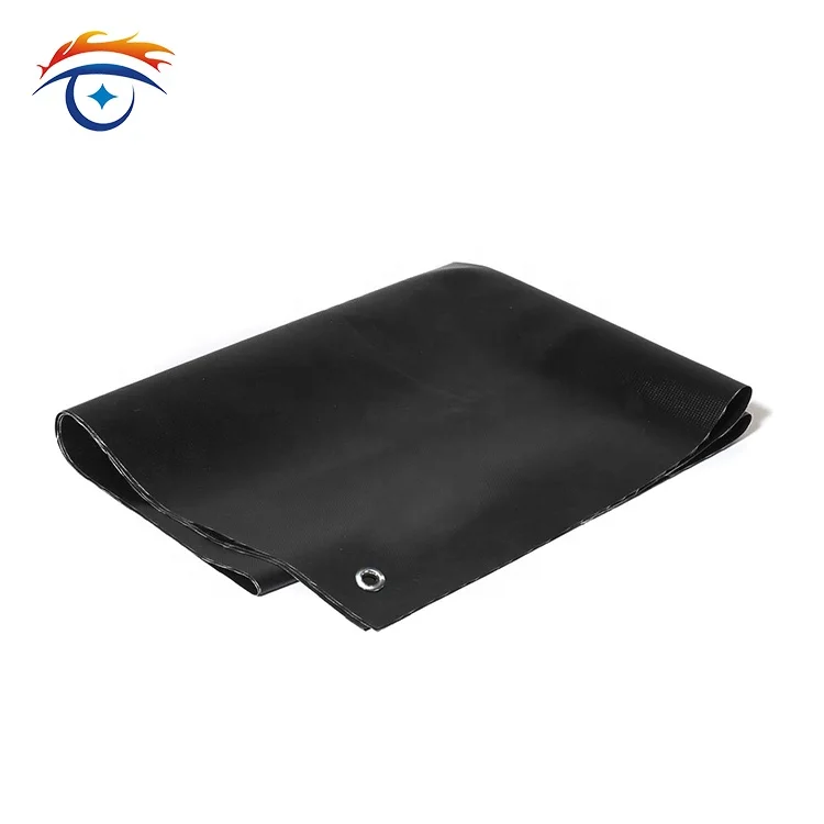 
black fire resistant fire blanket China manufacture With LPCB certificate 