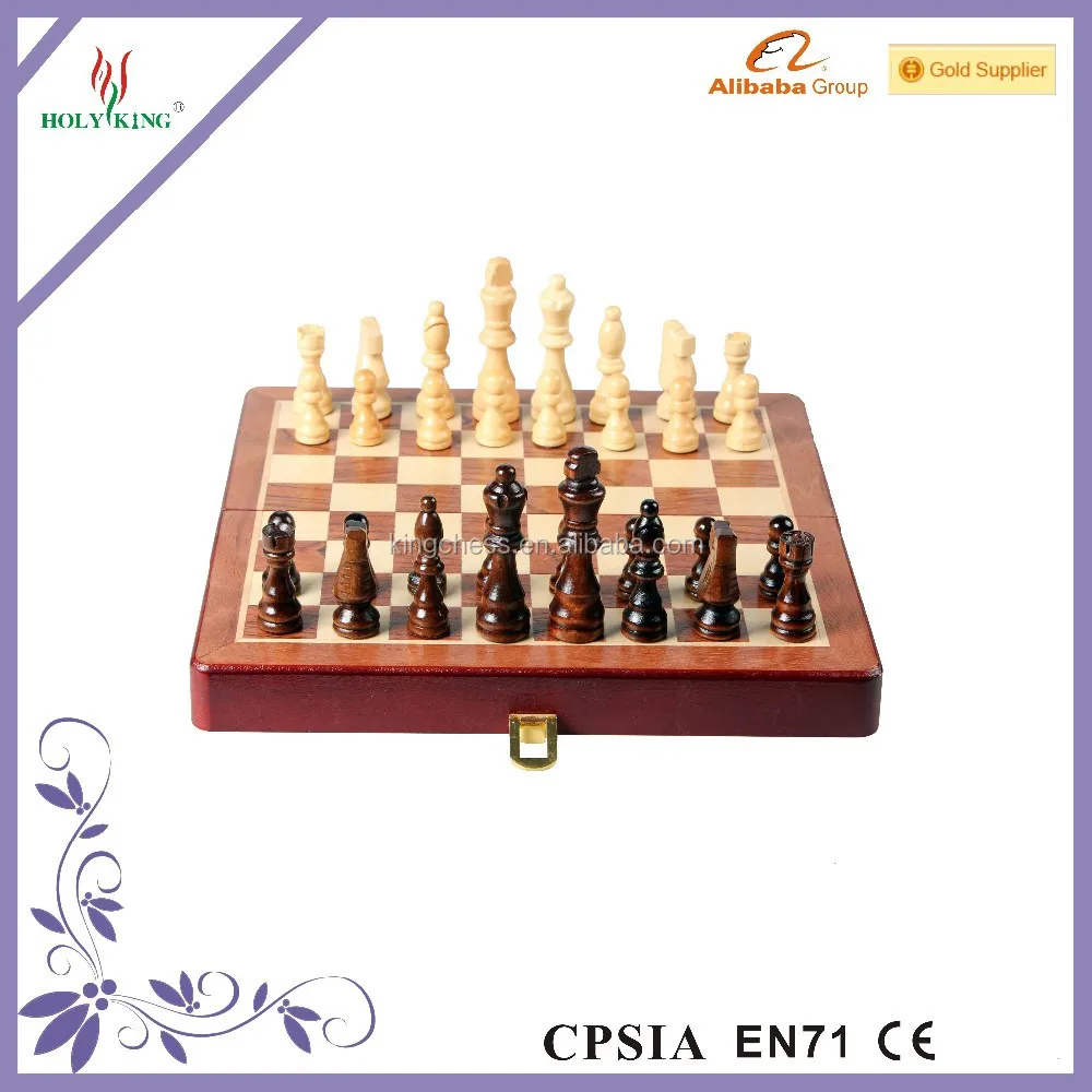 2022 Popular Wooden Chess Game Box Set Board Eco-Friendly Chess Pieces