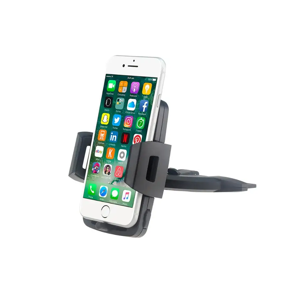 Universal CD slot Mount 360 degree on car phone holder