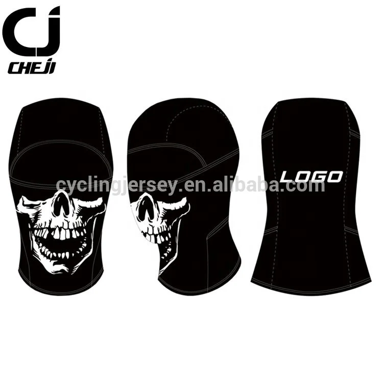 
CHEJI Custom Balaclava Hat Men Women Cycling Caps Face Mask Outdoor Bike Bandanas Thermal Skull Caps 