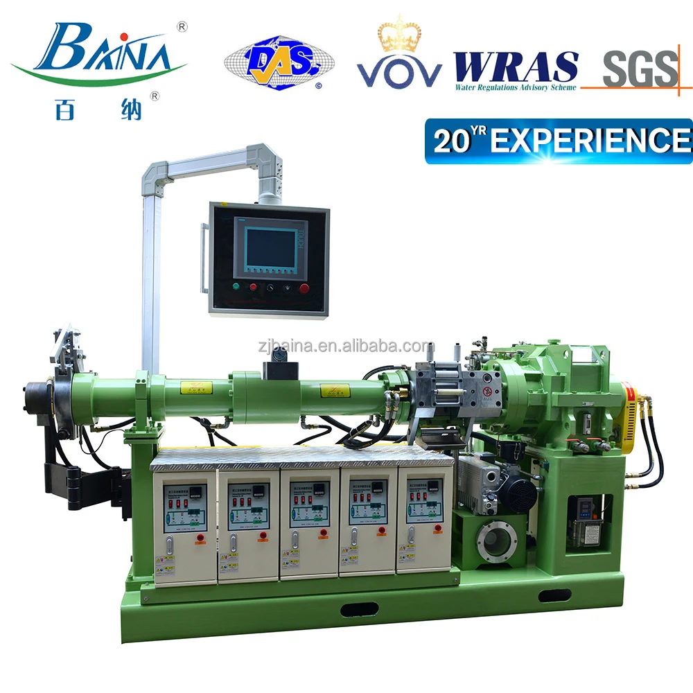 Perfect after-sales service BAINA 90vacuum cold-feeding extruder rubber making machine