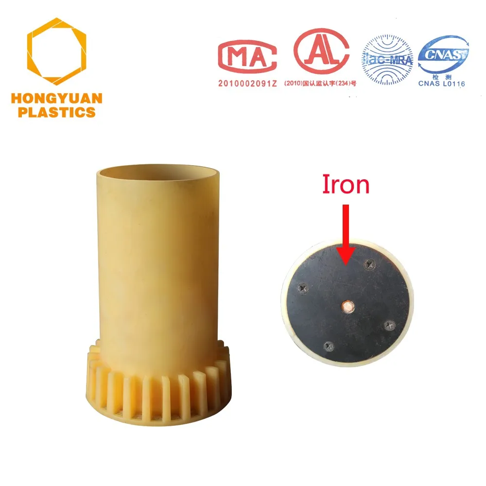 
Strong magnetic base with TPU post warning post 