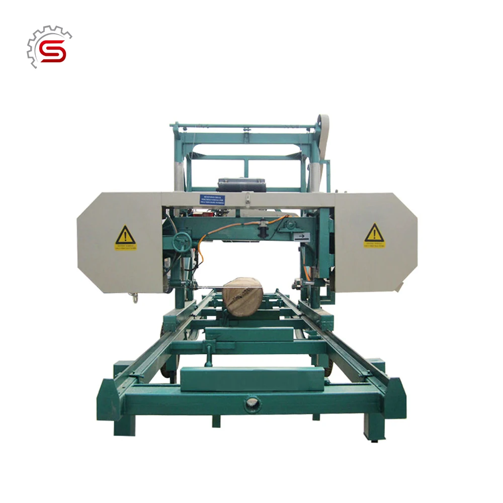 MJ1600 Portable Diesel Wood Cutting Horizontal Bandsaw Machine
