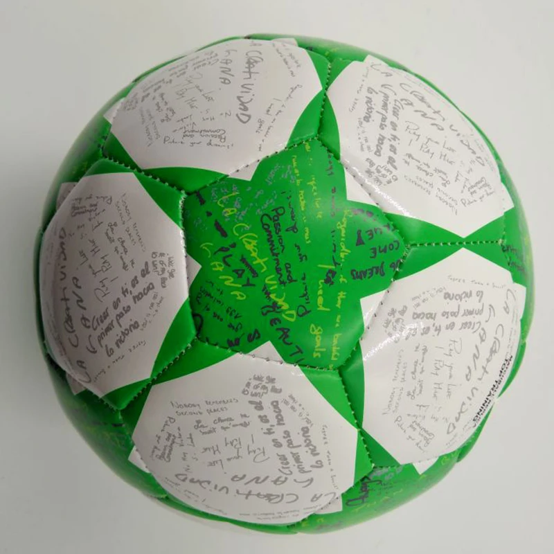 pelotas de futbol wholesale cheap price PVC leather promotional custom printed football soccer ball size 5