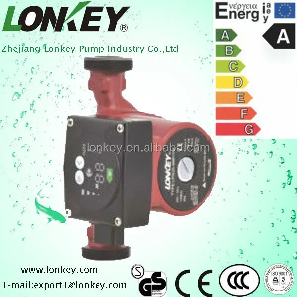 central heating circulating a rated pumps, low consumption smart circulator pump, converter class A hot water circulation pump