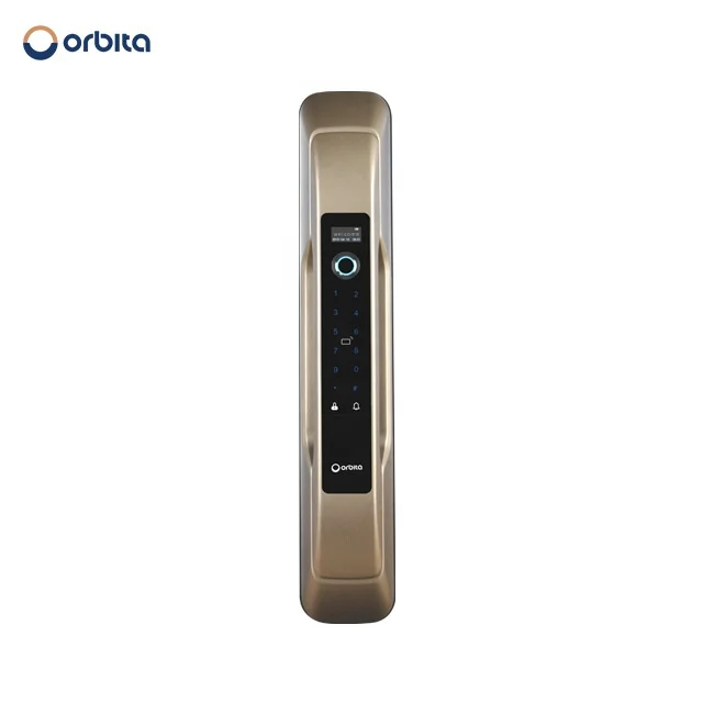 
ORBITA Keyless Battery Operated Waterproof Fingerprint biometric outdoor gate lock biometric hotel door lock 