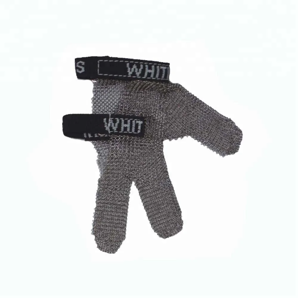 Three Finger France Honeywell Whiting Davis Stainless Steel Mesh Gloves