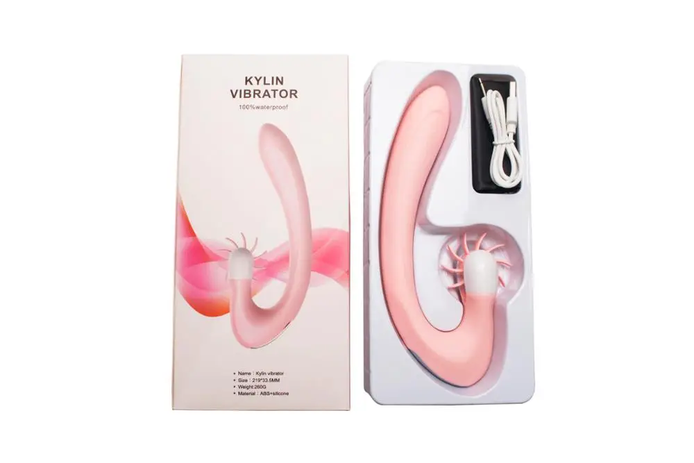 Licking Kiss Heating Vibrator Women Orgasm 20 Rotation Tongue Vibrator Clitoris Stimulator G-spot Dildo