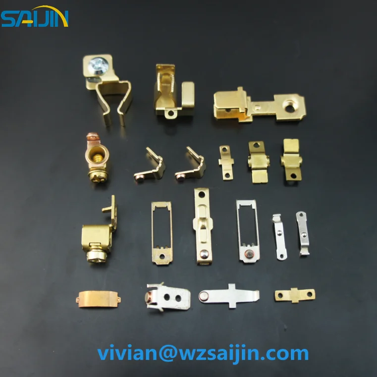 OEM в металлических деталях переключателя латунные медные электрические Скользящие Контакты