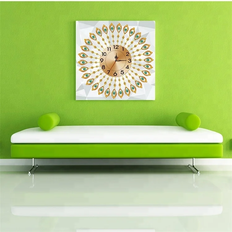 Сделай Сам продукт Современное украшение 55*55 см Кристалл алмазная живопись часы для комнаты