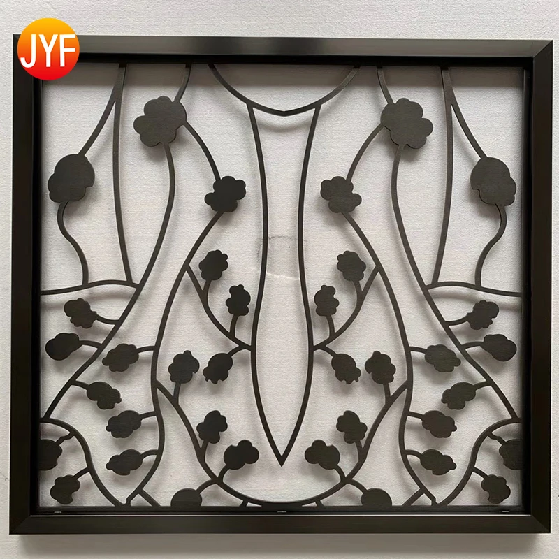 ZZ0604 High Quality Stainless Steel Room Divider Laser Cut Decorative Metal Partition Screen AISI 304 Ti Stainless Steel Sheet