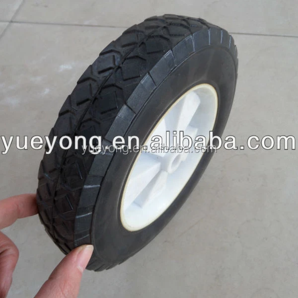 
8x1.75 Semi-hollow Wheel 8inch rubber wheel for lawn mower, hand truck 