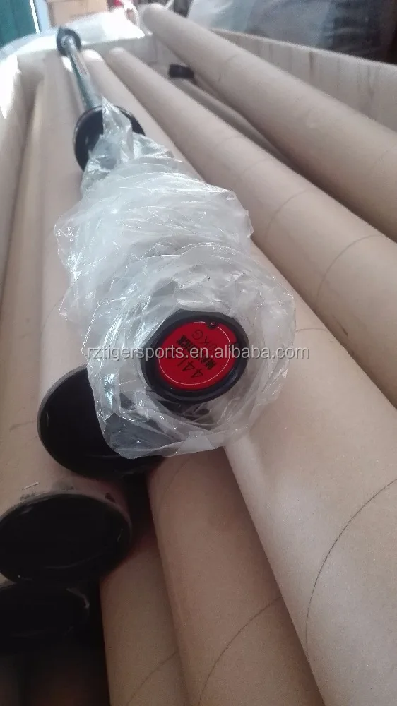 Phosphating Black handle with chromed sleeve barbell for weight lifting or Crossfit training