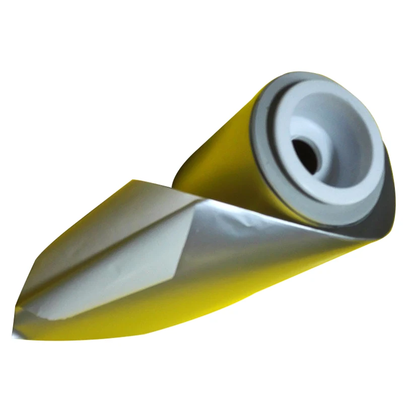 Flexography Self adhesive Glossy Golden Aluminum Foil Paper