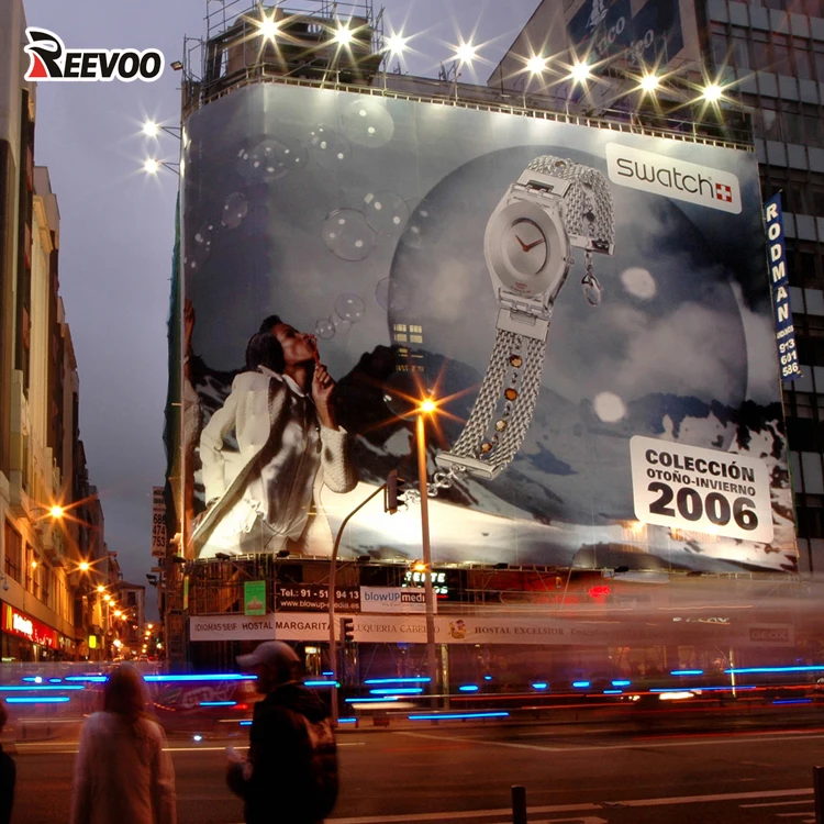 1000D 9x9 440g Outdoor Advertisement PVC flex frontlit banner material roll