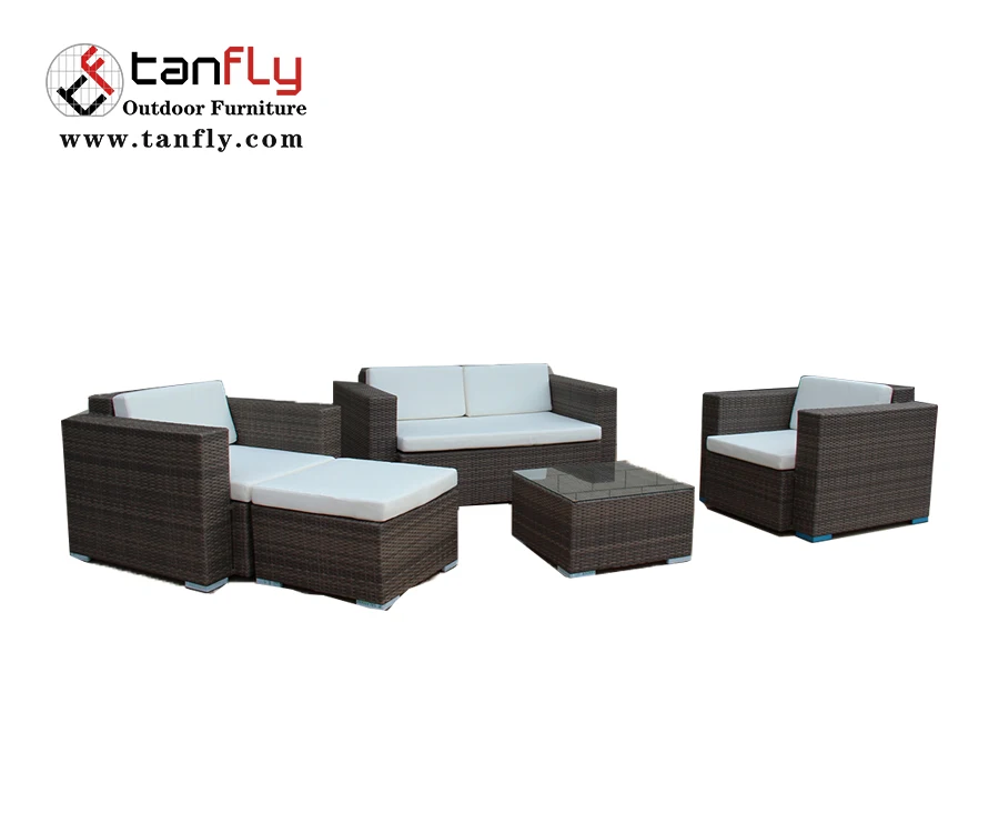 Modern style all hand made outdoor rattan furniture sofa set for garden or patio
