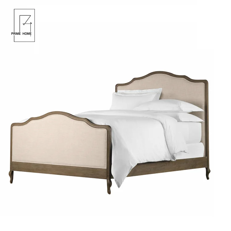 Factory Sale Hampton Style Various Widely Used Pure Wooden Bed Designs,Wooden Queen Size Furniture Bed