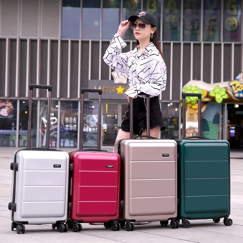 3 шт., дорожные сумки на колесиках из АБС-пластика, 20/24/28 дюймов