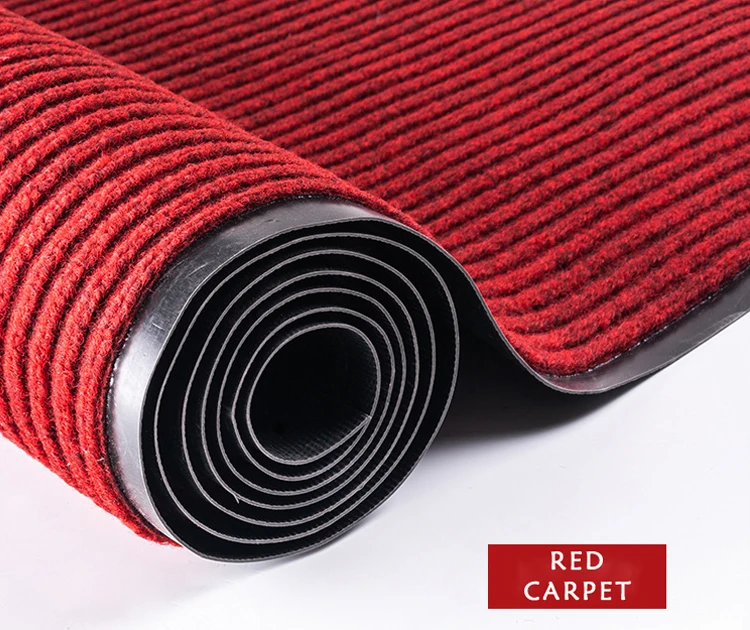 Оптовая продажа Толстый водонепроницаемый красный ковер для проведения мероприятий/выставочный напольный