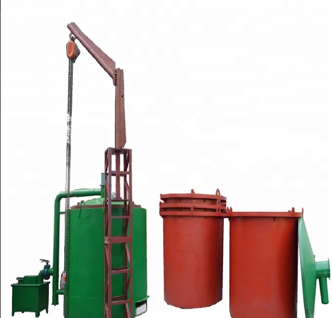 Rice husk continue charcoal making furnace wood charcoal carbonization furnace
