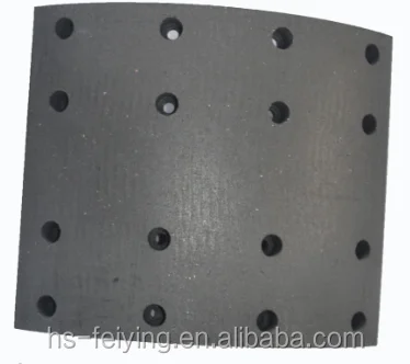 heavy truck spare part drum brake lining wva 19931