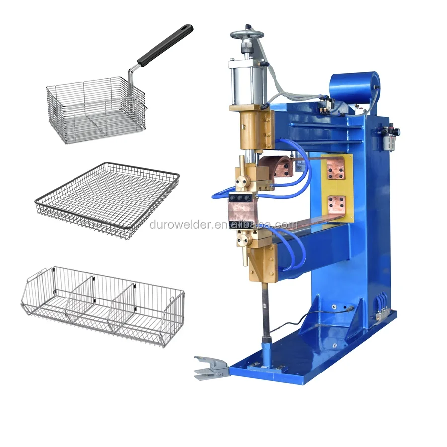 Pneumatic type resistance spot welder, birds cage welding machine, semi-automatic mesh welding machine