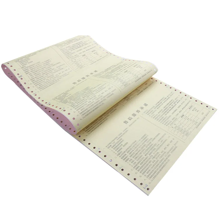 
Bright and Pure White Computer Paper 4 Ply Business Forms Invoice Books 