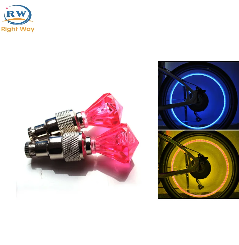 Led Flash Tyre Valve Cap Light Car Bike Bicycle Motorbicycle Wheel Light Tire Light