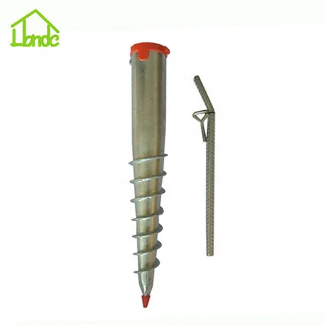 Metal galvanized ground screw anchor for foundation from China factory