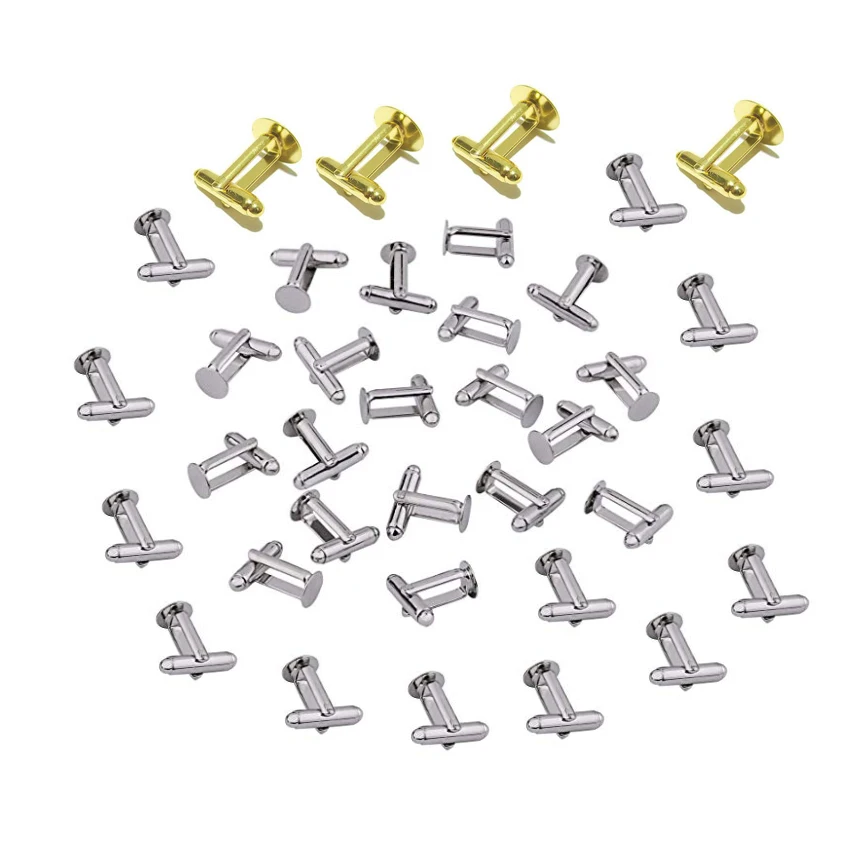 Винтажные запонки в форме часов