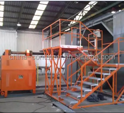 
Shuttle rotomolding machine 