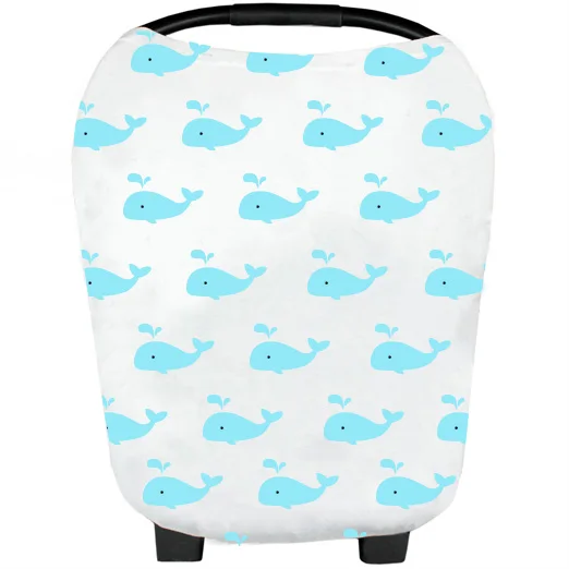 Stretchy Multi-use Baby Car Seat Canopy Nursing Shopping Cart Cover with zipper window