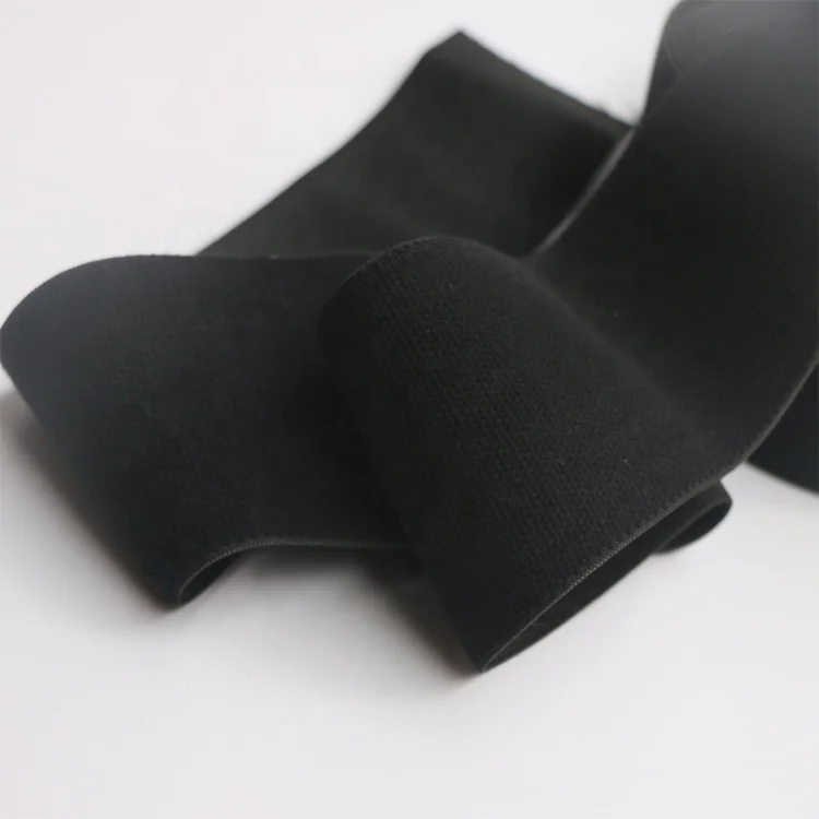 Black Plush Elastic Waistband