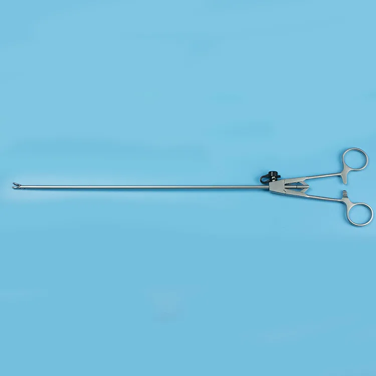 Laparoscopy needle holder curved laparoscopic needle holder curved reusable Surgical needle holder