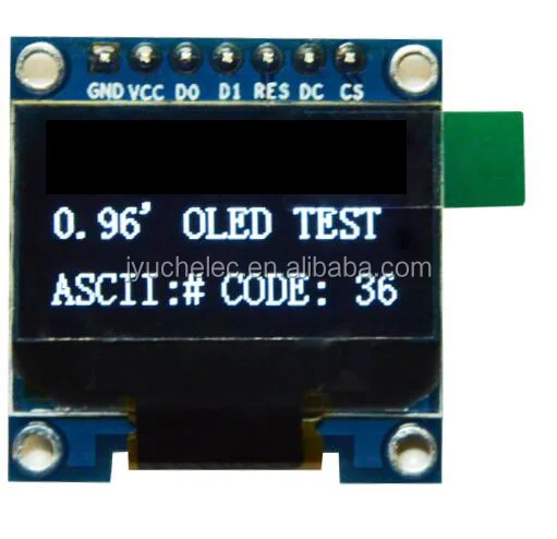 Органический светодиодный модуль SPI/iic 0 96