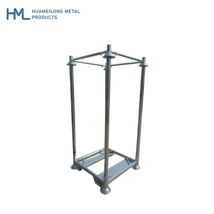 Stacking metal professional cheap metal portable storage warehouse industrial steel big bag rack system