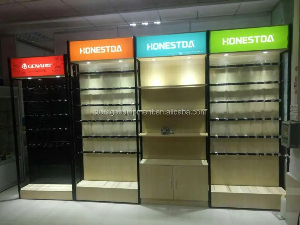 Fashion design slat wall display rack & shop display rack