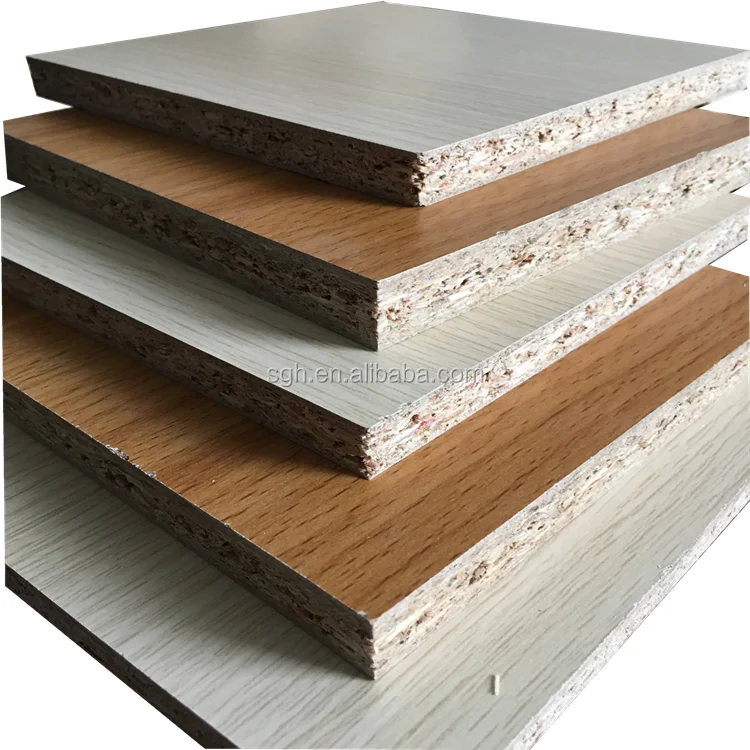 
best selling top quality melamine laminated particle board/cheap chipboard for furniture 
