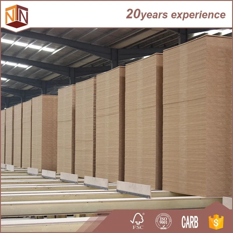 18 мм Тополь древесина волокно сырье mdf простой mdf для резьбы