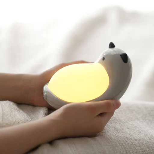 Lovely LED Cartoon Elf RGB Light Rechargeable Led Table Lamps Touch Night Light For Children Gift