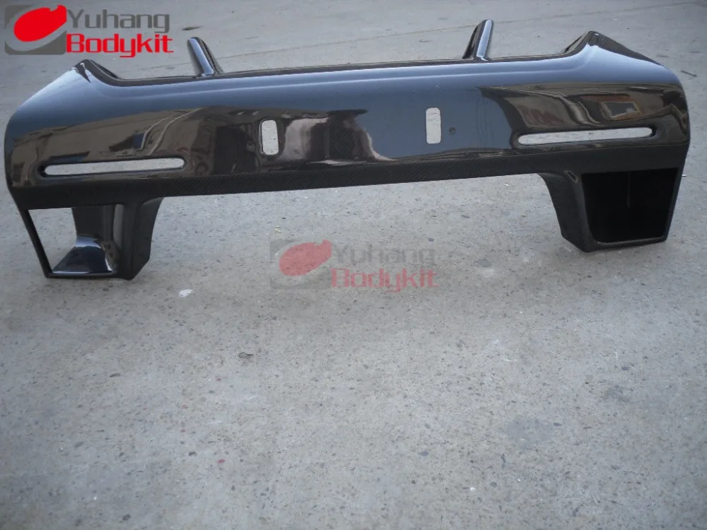 For Skyline R35 GTR CBA OEM Style Carbon Fiber Front Bumper Nose Head Cover