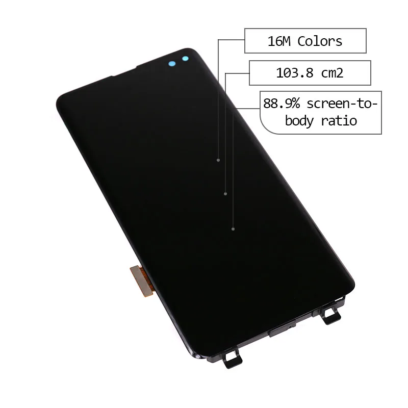 LCD Display For Samsung S10 Plus For Samsung For Galaxy S10 Plus G975 LCD With Touch Screen Replacement