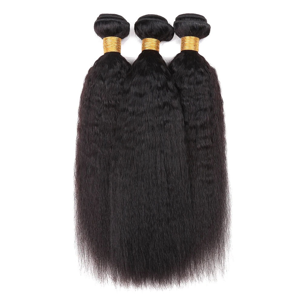 Hair Expo Mall Wholesale Chinese Kinky Straight Human Hair Extension Virgin 7A Hair