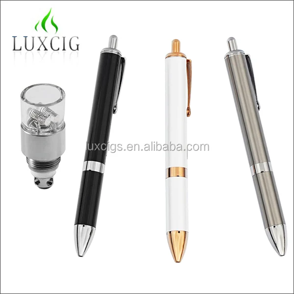 
Pocket Clip Easy to Carry Quartz Dual Wax Dab Pens Kit Quartz coil vape pen for concentrate vaporizer twisty variable voltage 