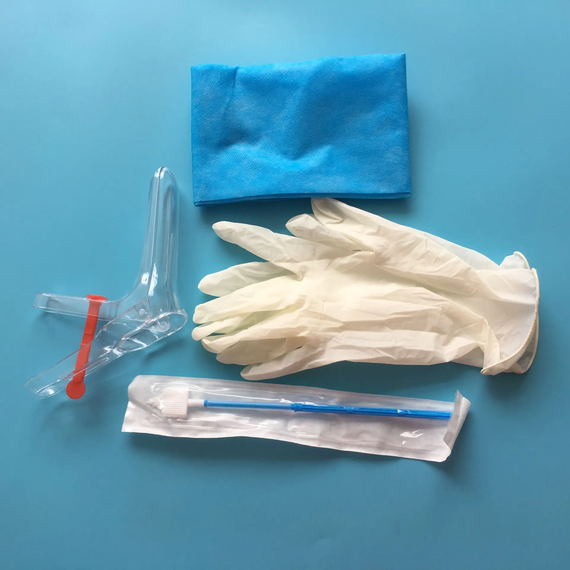 
factory sell gynecological operating kit including Surgical gloves Surgery mattress cervical dilator cervical smear good price 